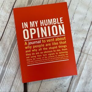 NWT KNOCK KNOCK In My Humble Opinion Journal